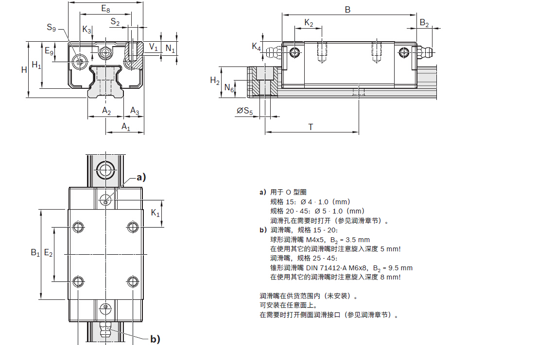 R205C21420 滾珠滑塊R205C系列